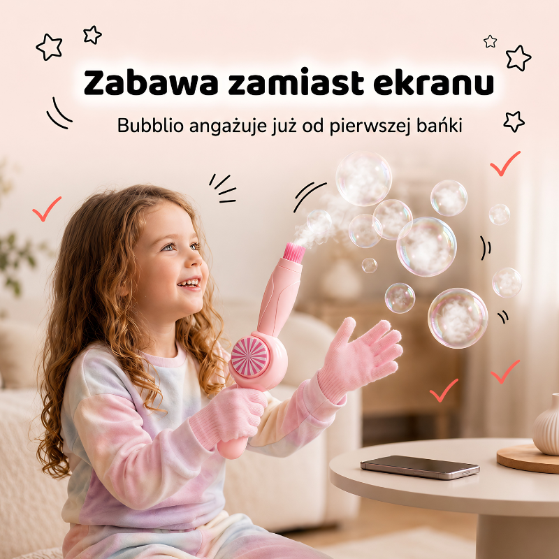 Rodzic i dziecko bawiący się FumePop na dworze