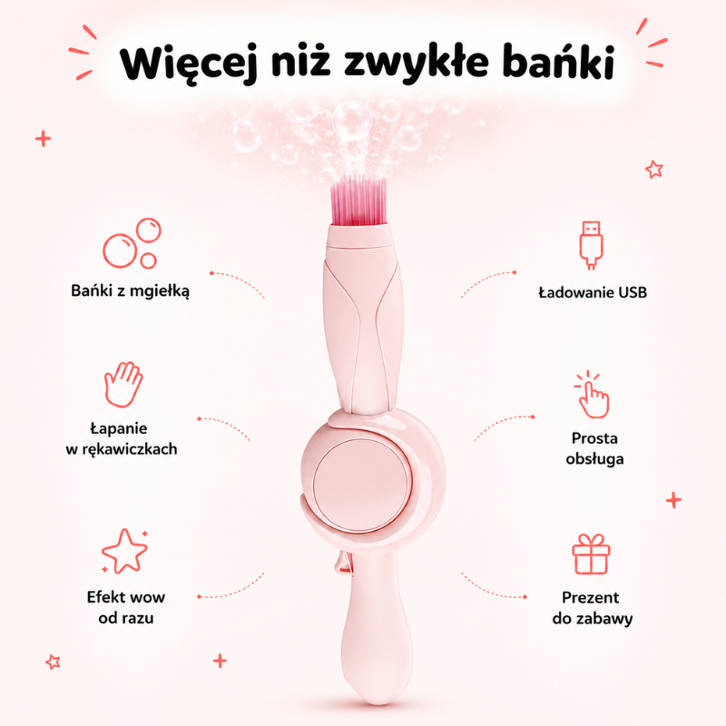 Produkt Bubblio w centralnej ramce